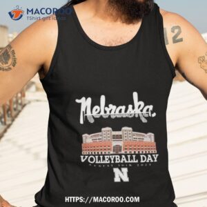 nebraska cornhuskers women s volleyball august 30th 2023 volleyball day shirt tank top 3
