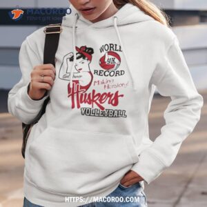 nebraska huskers volleyball world record making herstory girl power shirt hoodie 3