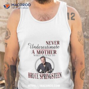 never underestimate a mother who listens to bruce springsteen plaid 2023 shirt tank top