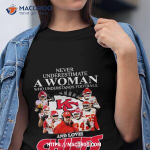 Never Underestimate A Woman Who Understands Football And Loves Kansas City Chiefs Beat Detroit Lions Shirt