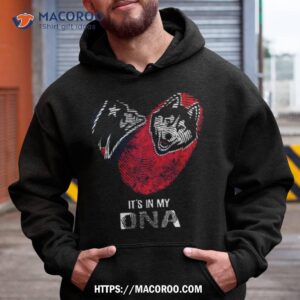 new england patriots and uconn huskies heart it s in my dna 2023 t shirt hoodie