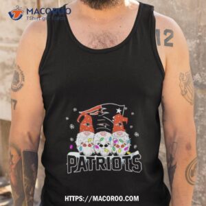 new england patriots football gnomes christmas 2023 shirt tank top