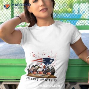 new england patriots horror movie characters team you can t sit with us halloween 2023 shirt tshirt 1