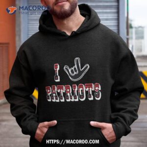 New England Patriots The Nfl Asl Collection By Love Sign Tri Blend Shirt