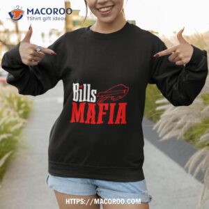 new era buffalo bills stacked bills mafia wordmark shirt sweatshirt 1