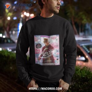 new look at timothee chalamet in wonka total film poster shirt sweatshirt