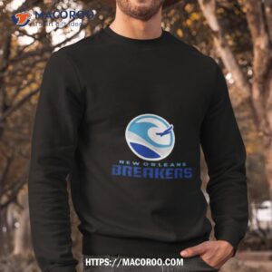 new orleans breakers authentic sideline shirt sweatshirt