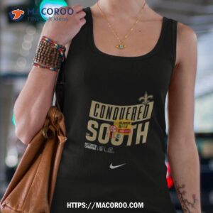 new orleans saints conquered the south nfl 2023 playoff shirt tank top 4