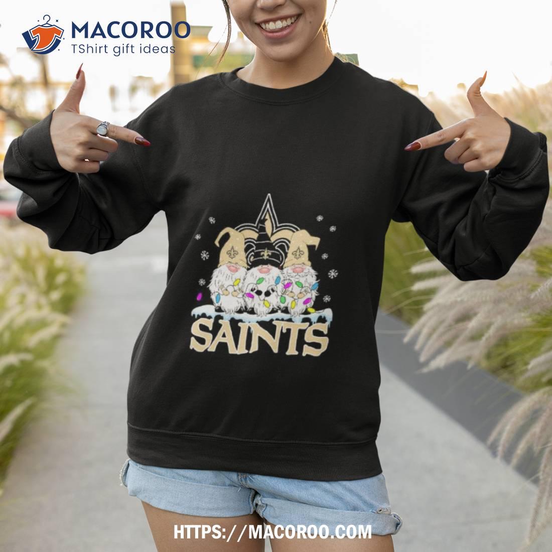 The Gnomes New Orleans Saints Christmas 2023 T-shirt, hoodie