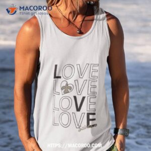 new orleans saints g iii love graphic shirt tank top