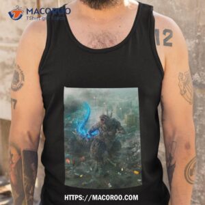 new promotional image for godzilla minus one shirt tank top