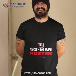 New York Giants 53 Man Roster Shirt