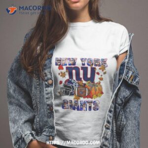 New York Giants Fall Helmet Pumpkin Shirt