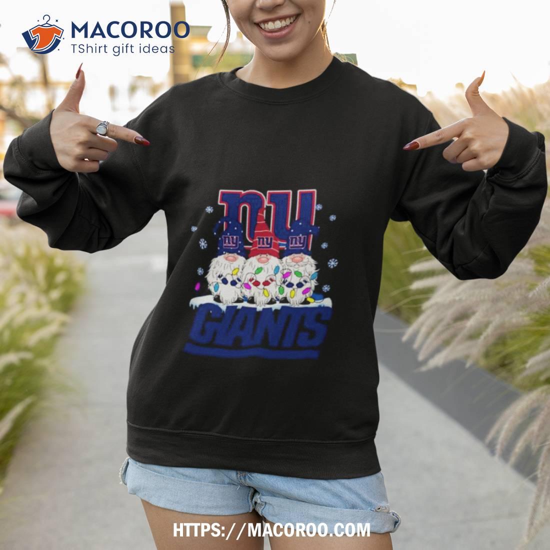 NY Giants The Gnomes Christmas 2023 T Shirt, hoodie, sweater, long