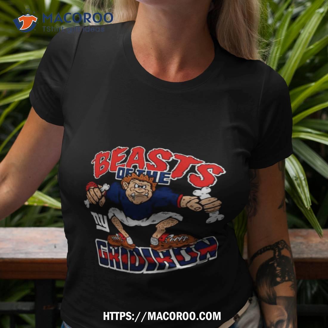 New York Giants Homage Monsters Of The Gridiron Halloween T Shirt