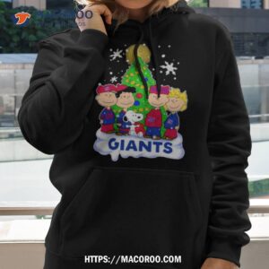 new york giants the peanuts christmas tree sweatshirt hoodie 2