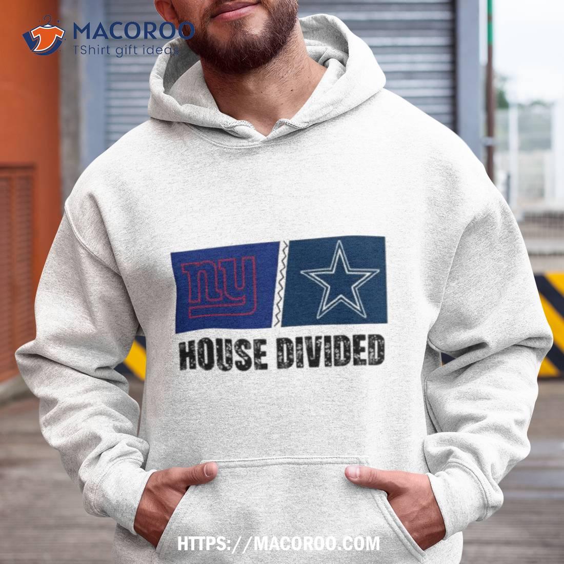 New York Giants Vs Dallas Cowboys House Divided Shirt