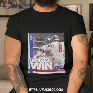 New York Giants Win St Louis Cardinals Comeback And Win 31 28 Points Shirt