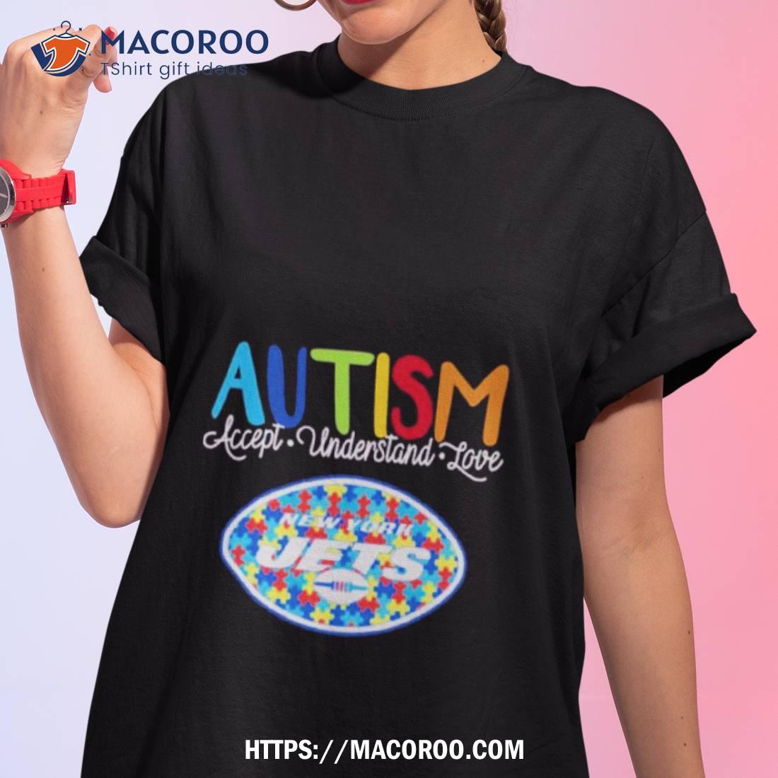 New York Jets Autism Awareness Knowledge Power Shirt New York Jets Autism Awareness Knowledge Power Shirt