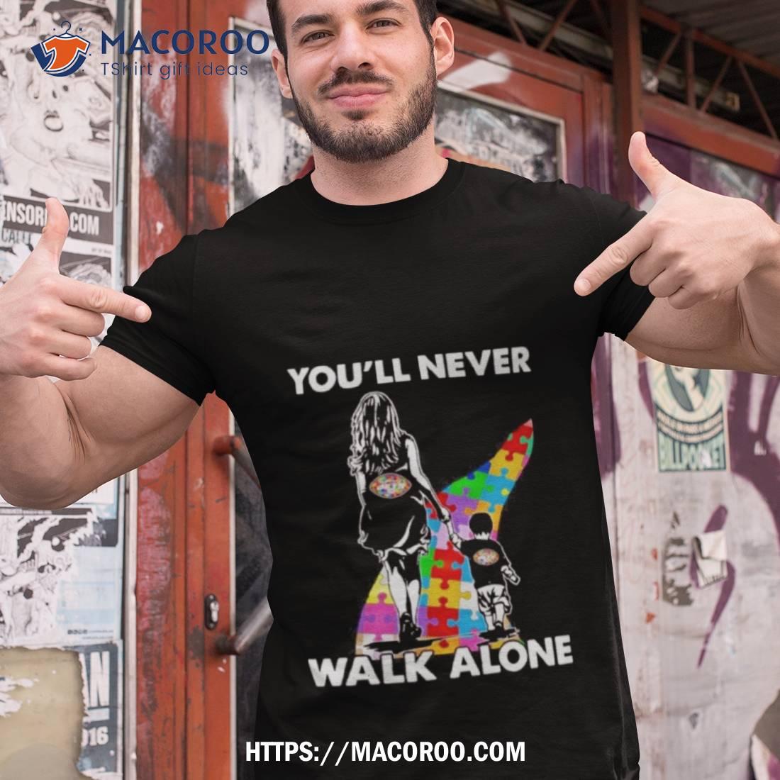 New York Jets You’ll Never Walk Alone Mom And Son Autism Shirt New York Jets You’ll Never Walk Alone Mom And Son Autism Shirt