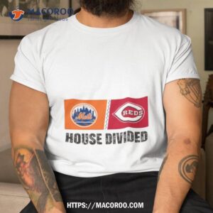 New York Mets Vs Cincinnati Reds House Divided Shirt