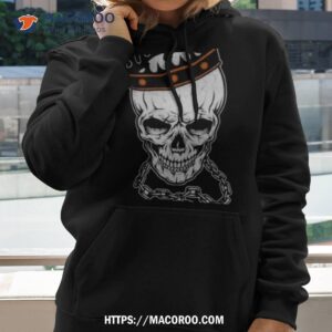 Nfl Cleveland Browns Skull Rock With Crown 2023 T Shirt