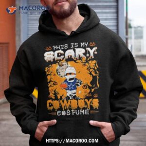 nfl dallas cowboys halloween this is my scary costume t shirt hoodie