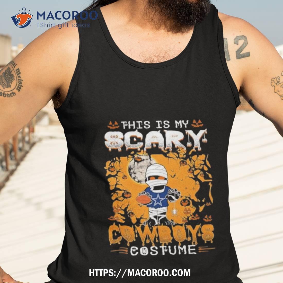 Nfl Dallas Cowboys Halloween This Is My Scary Costume T Shirt by