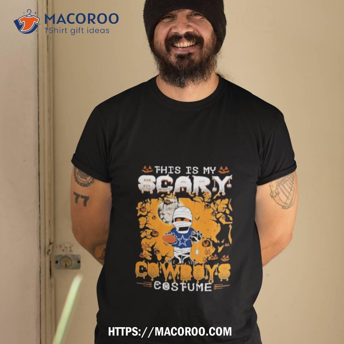 Nfl Dallas Cowboys Halloween This Is My Scary Costume T Shirt by