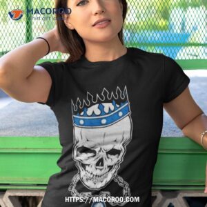 nfl detroit lions skull rock with crown 2023 shirt tshirt 1