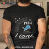 Nfl Detroit Lions Starter Blue City Arch Team Shirt