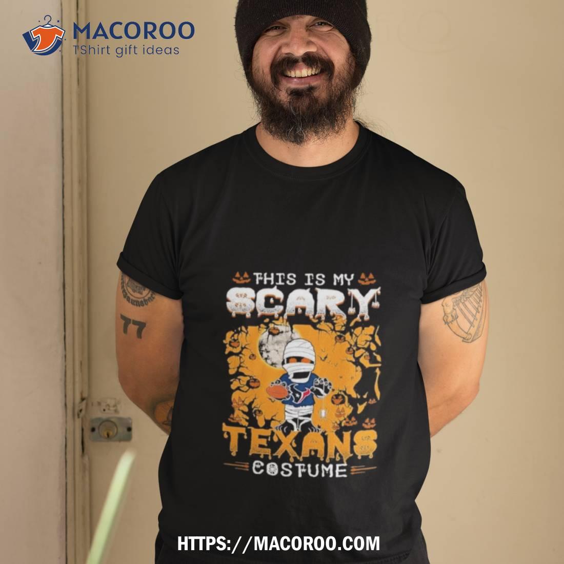 Nfl Houston Texans Halloween This Is My Scary Costume T Shirt