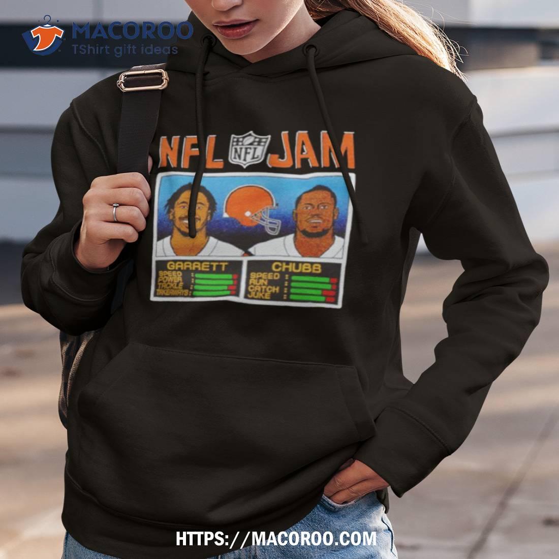 Nick Chubb Sweatshirt, American Football Hoodie, NFL Football Brown T Shirt  - Family Gift Ideas That Everyone Will Enjoy