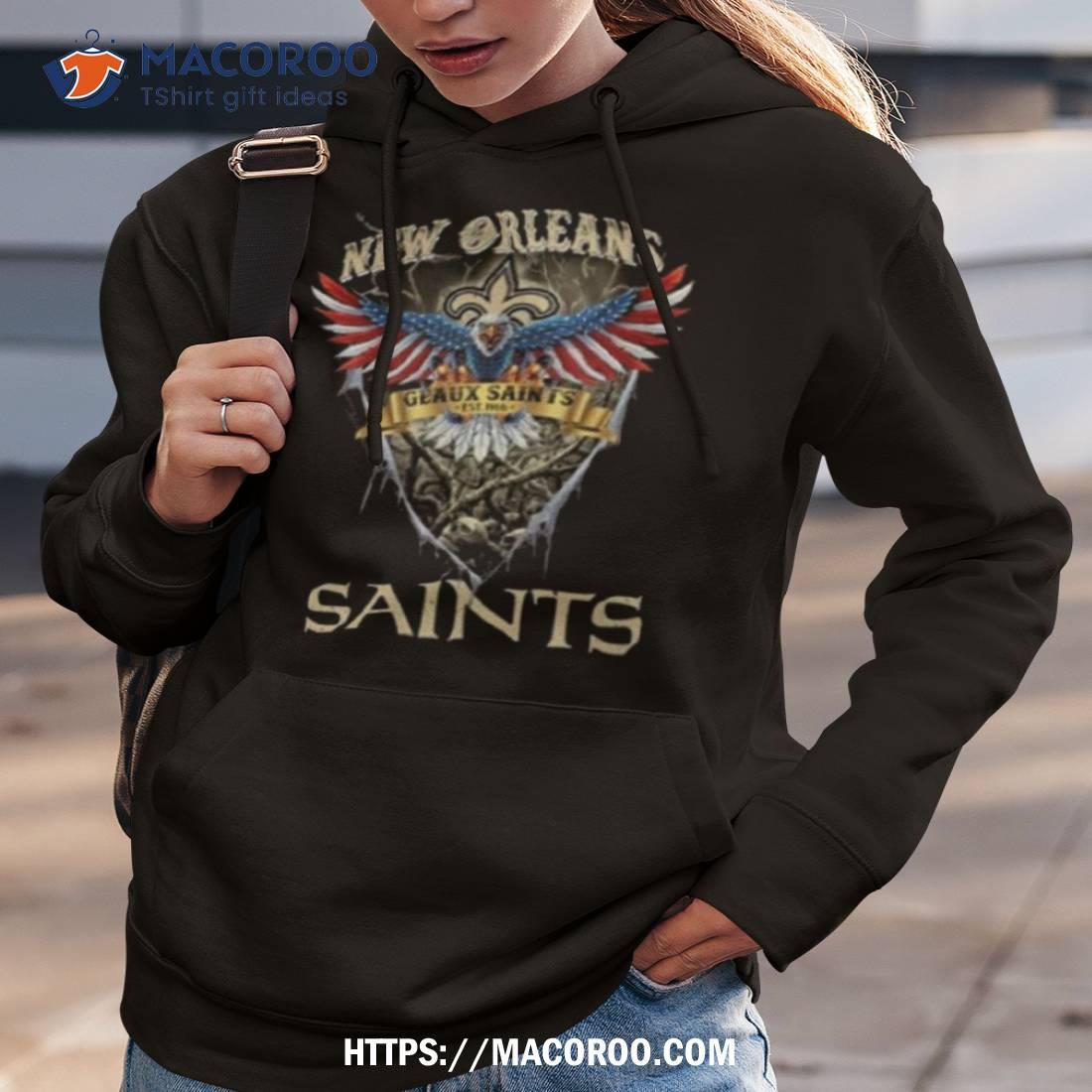 New Orleans Saints Shirt, Geaux Saints Unisex Hoodie Crewneck