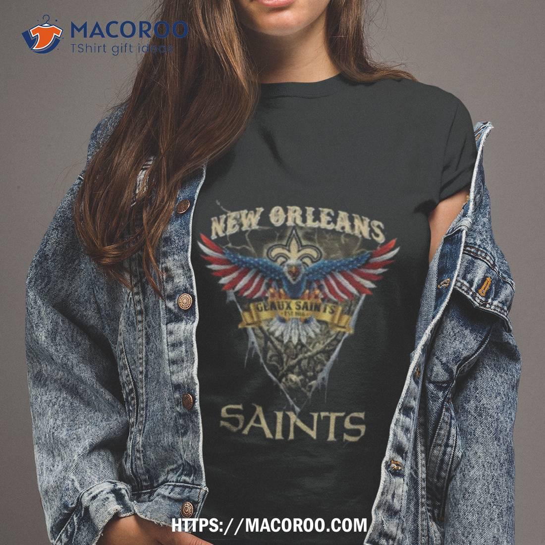 Geaux Big or Geaux Home T-Shirt  New Orleans Graphic Fashion Tees