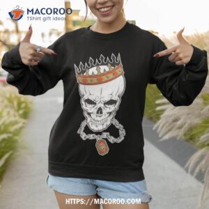 Nhl Anaheim Ducks Skull Rock With Crown Shirt 3 nhl anaheim ducks skull rock with crown shirt sweatshirt 1