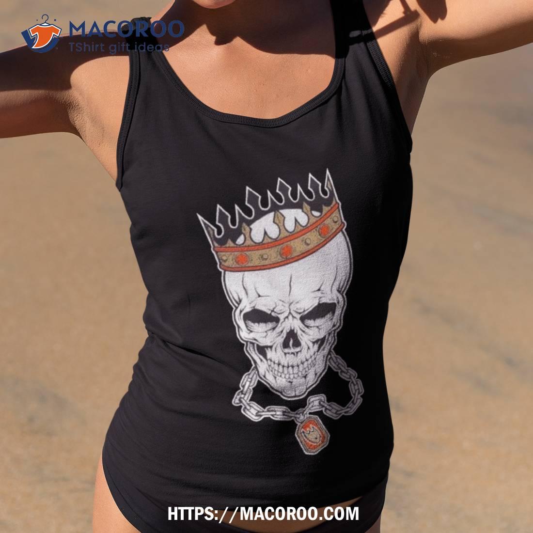 Nhl Anaheim Ducks Skull Rock With Crown Shirt Nhl Anaheim Ducks Skull Rock With Crown Shirt