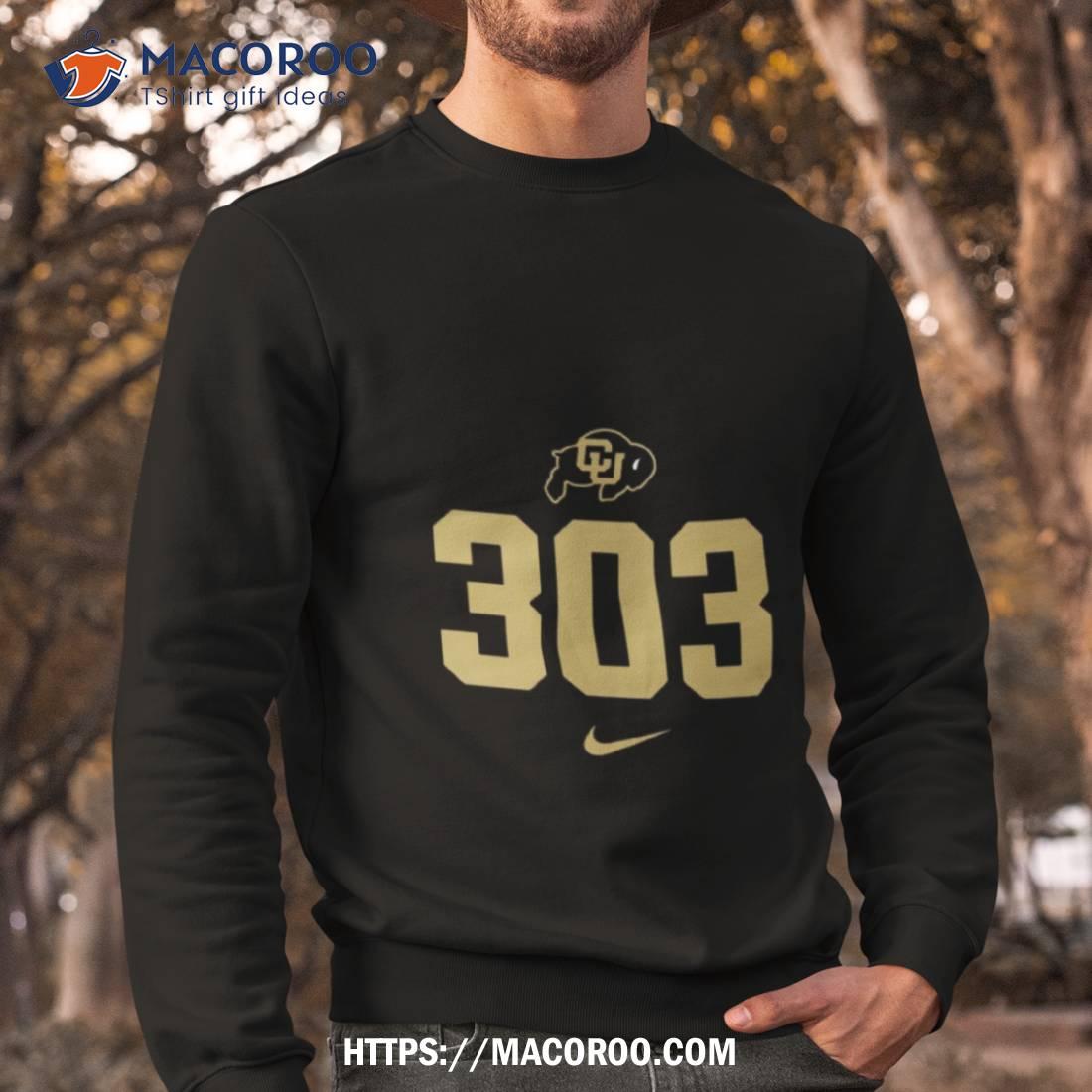 Nike Men’s Colorado Buffaloes Black 303 Area Code Shirt Nike Men’s Colorado Buffaloes Black 303 Area Code Shirt
