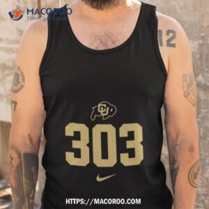 Nike Men’s Colorado Buffaloes Black 303 Area Code Shirt 3 nike men s colorado buffaloes black 303 area code shirt tank top