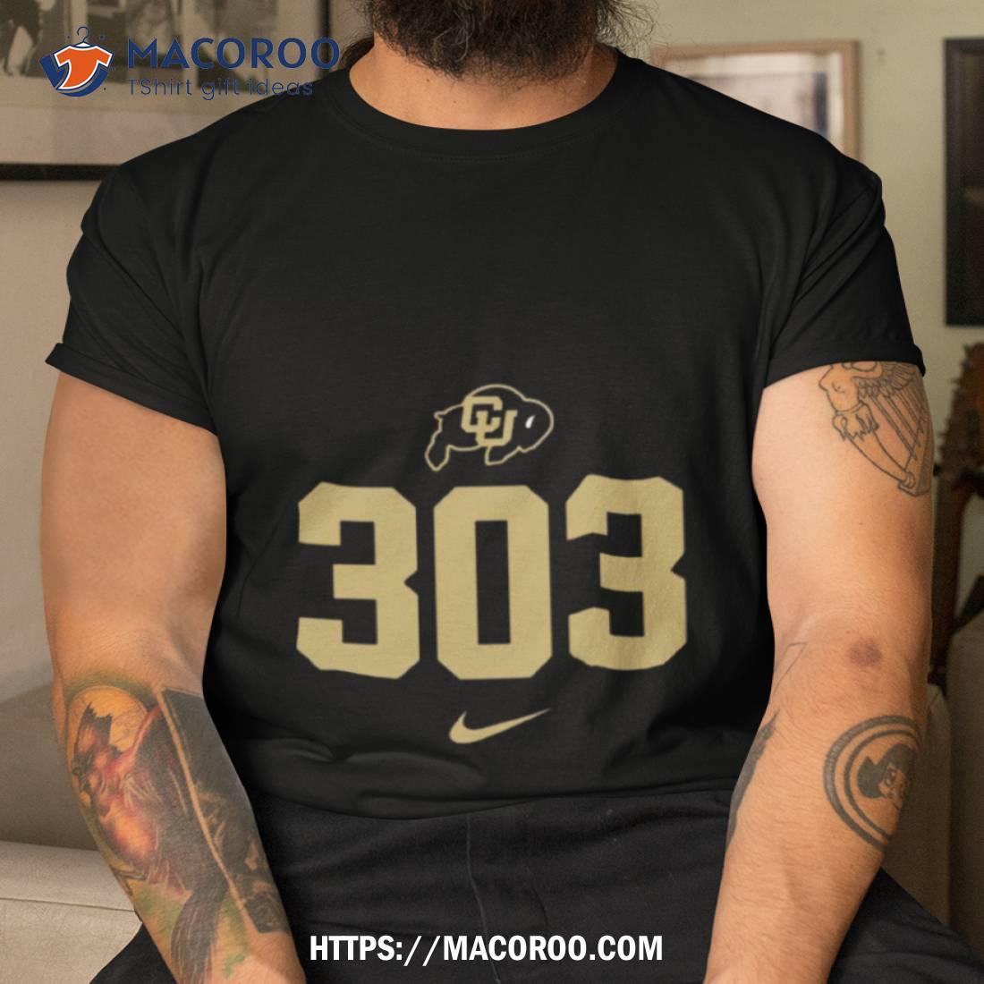 Nike Men’s Colorado Buffaloes Black 303 Area Code Shirt Nike Men’s Colorado Buffaloes Black 303 Area Code Shirt