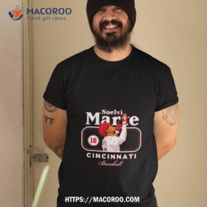 Noelvi Marte Cincinnati Cover Baseball Shirt