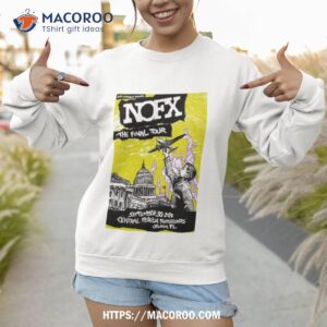 nofx orlando fl 09 30 23 tour poster shirt sweatshirt