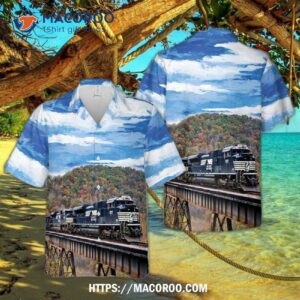 Norfolk Southern Railway Hawaiian Shirt