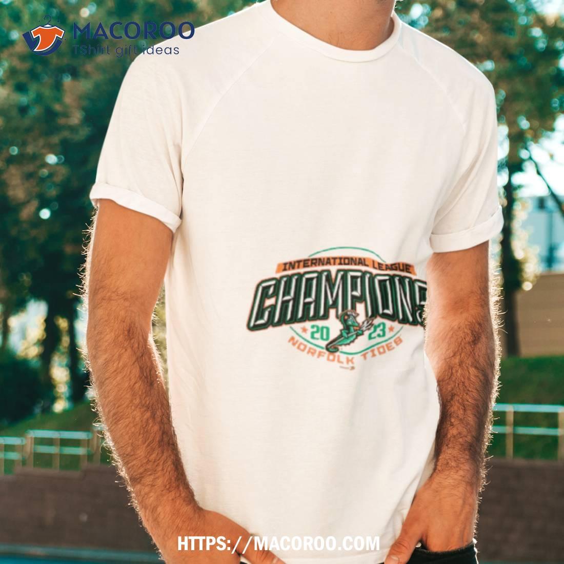 Norfolk Tides Triple A National Championship On Field Shirt