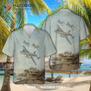 North American B-25 Mitchell ‘panchito’ Wwii Plane Hawaiian Shirt