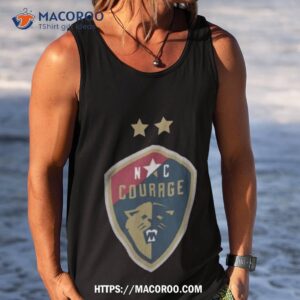 north carolina courage logo design shirt tank top