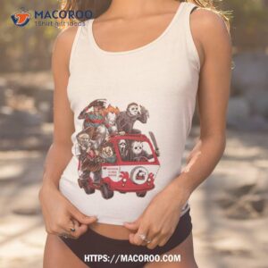 Northern Illinois Huskies Horror Movies Characters Bus Halloween 2023 Shirt