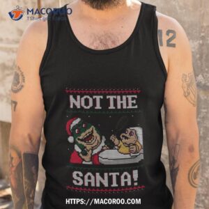 not the santa shirt tank top