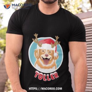 nova scotia duck tolling retriever xmas shirt tshirt