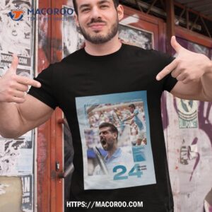 Novak Djokovic 24 Grand Slams Men’s Singles Titles Champions Us Open Tennis 2023 Shirt
